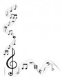 Musical Notes- Portrait- Blank