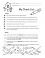 Revision Checklist- Portrait