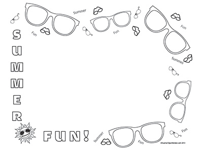 Summer-Sunglasses-Fun-!-Landcape--Blank