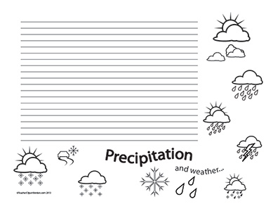 Precipitation-and-Weather--Landscape--College-Rule