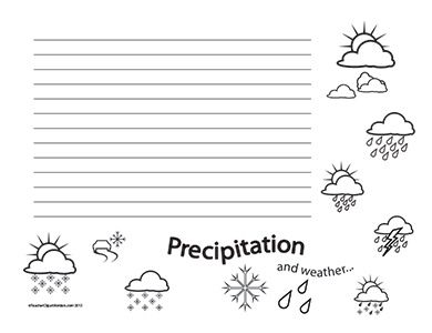Precipitation-and-Weather--Landscape--Wide-Rule