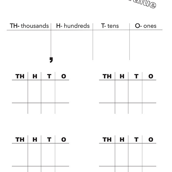 Tens And Ones Addition Chart