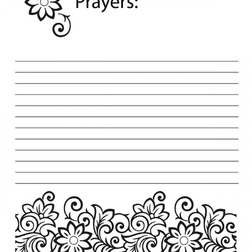 Prayer Journal 1 Wide - Teacher Clipart Borders