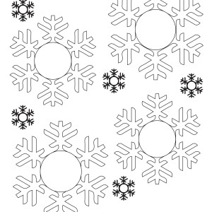 Do-it-Yourself Snowflake Math Sheet